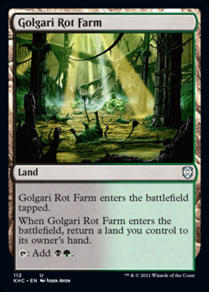 Golgari Rot Farm [Kaldheim Commander] | Spectrum Games