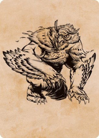 Owlbear (Showcase) Art Card [Dungeons & Dragons: Adventures in the Forgotten Realms Art Series] | Spectrum Games