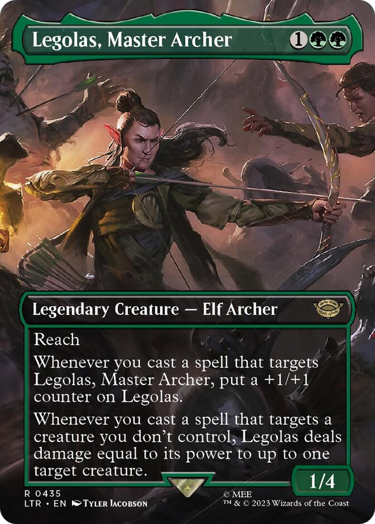 Legolas, Master Archer (Borderless Alternate Art) [The Lord of the Rings: Tales of Middle-Earth] | Spectrum Games