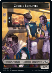 Zombie Employee // Food (011) Double-sided Token [Unfinity Tokens] | Spectrum Games
