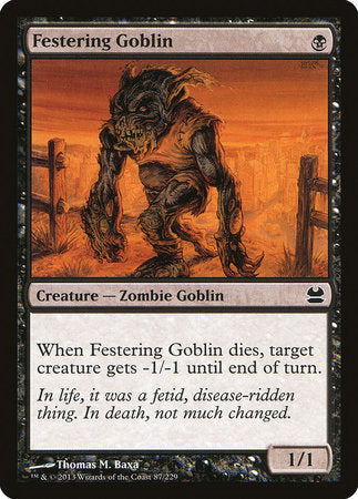 Festering Goblin [Modern Masters] | Spectrum Games