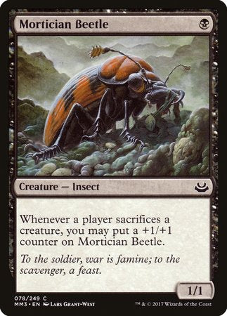 Mortician Beetle [Modern Masters 2017] | Spectrum Games