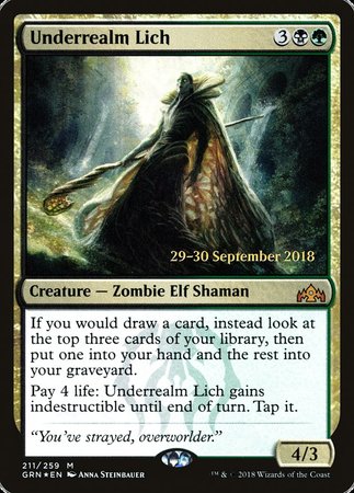 Underrealm Lich [Guilds of Ravnica Promos] | Spectrum Games