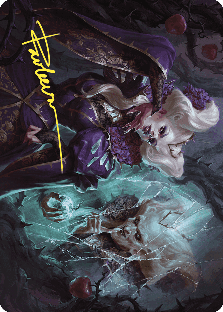 Conceited Witch Art Card (Gold-Stamped Signature) [Wilds of Eldraine Art Series] | Spectrum Games