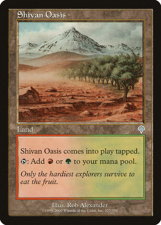 Shivan Oasis [Invasion] | Spectrum Games