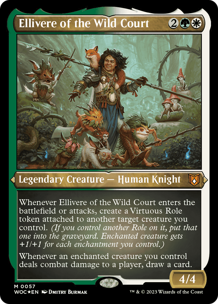 Ellivere of the Wild Court (Display Commander) [Wilds of Eldraine Commander] | Spectrum Games