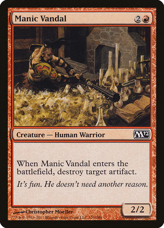 Manic Vandal [Magic 2012] | Spectrum Games