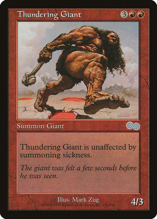 Thundering Giant [Urza's Saga] | Spectrum Games