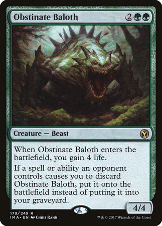 Obstinate Baloth [Iconic Masters] | Spectrum Games