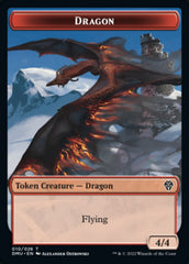 Bird (002) // Dragon Double-sided Token [Dominaria United Tokens] | Spectrum Games