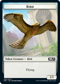 Bird // Treasure Double-sided Token [Core Set 2021 Tokens] | Spectrum Games