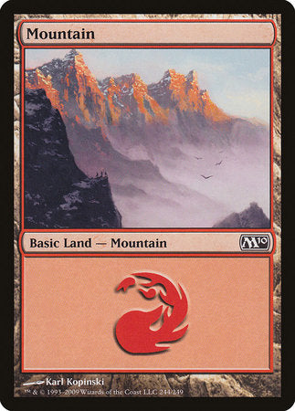 Mountain (244) [Magic 2010] | Spectrum Games