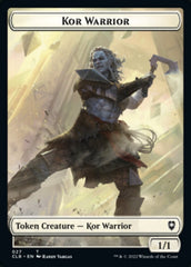 Kor Warrior // Shapeshifter (023) Double-sided Token [Commander Legends: Battle for Baldur's Gate Tokens] | Spectrum Games