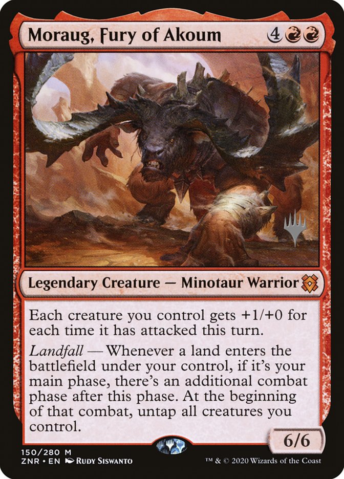 Moraug, Fury of Akoum (Promo Pack) [Zendikar Rising Promos] | Spectrum Games