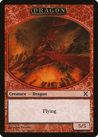 Dragon Token [Tenth Edition Tokens] | Spectrum Games