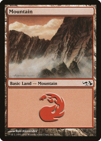 Mountain (61) [Duel Decks: Elves vs. Goblins] | Spectrum Games
