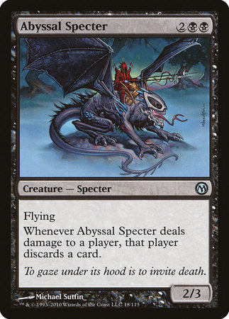 Abyssal Specter [Duels of the Planeswalkers] | Spectrum Games