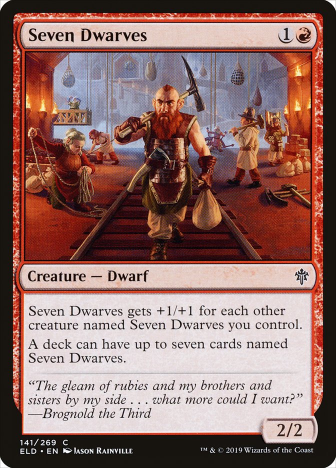 Seven Dwarves [Throne of Eldraine] | Spectrum Games