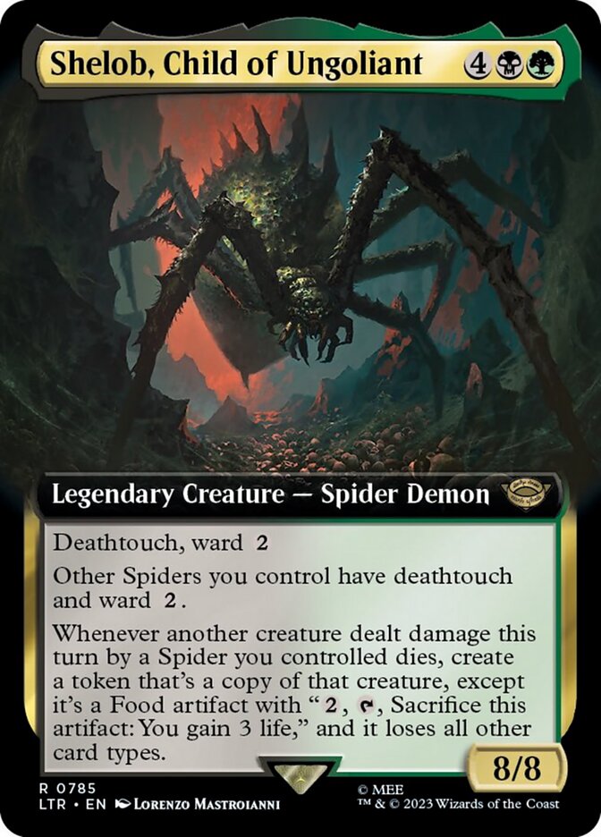 Shelob, Child of Ungoliant (Extended Art) (Surge Foil) [The Lord of the Rings: Tales of Middle-Earth] | Spectrum Games