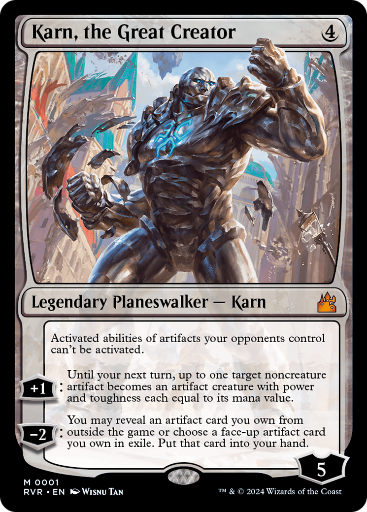 Karn, the Great Creator [Ravnica Remastered] | Spectrum Games