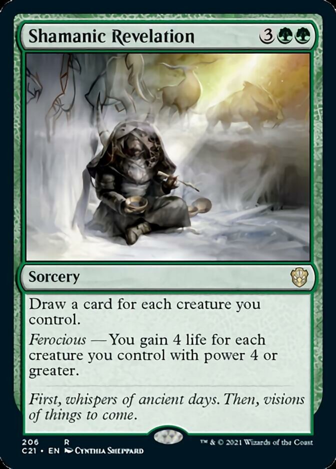 Shamanic Revelation [Commander 2021] | Spectrum Games