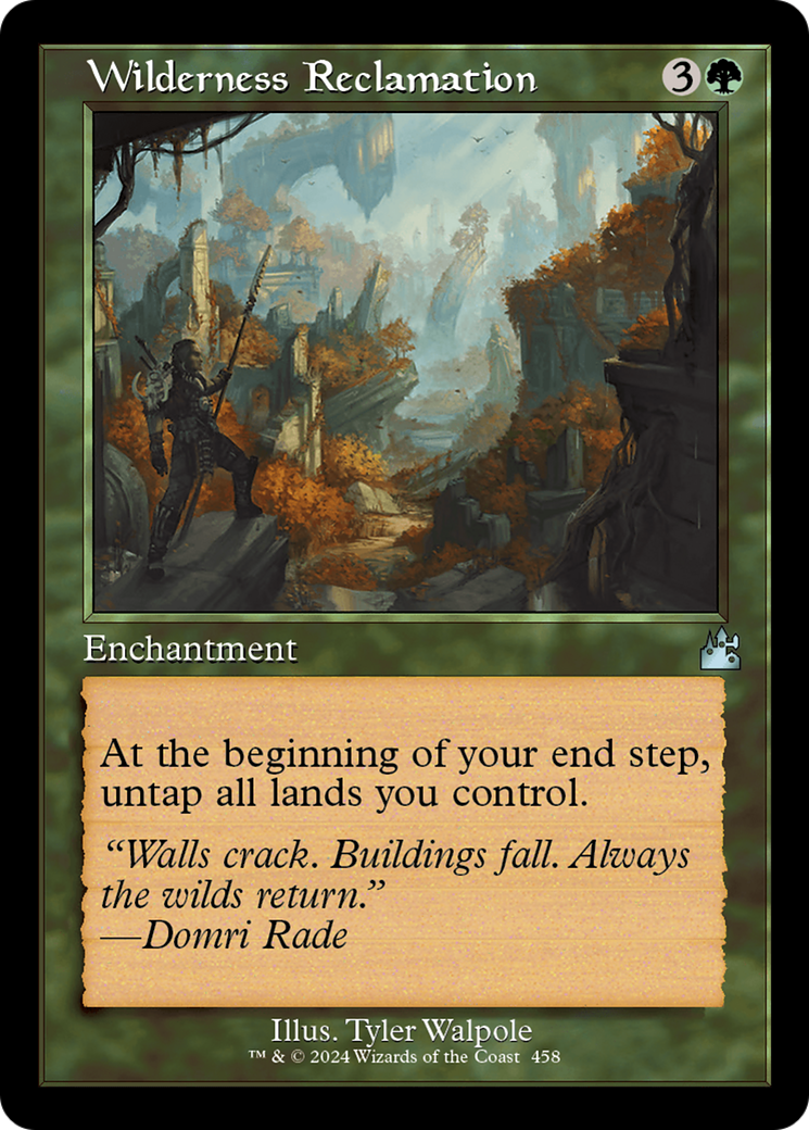 Wilderness Reclamation [Ravnica Remastered] | Spectrum Games