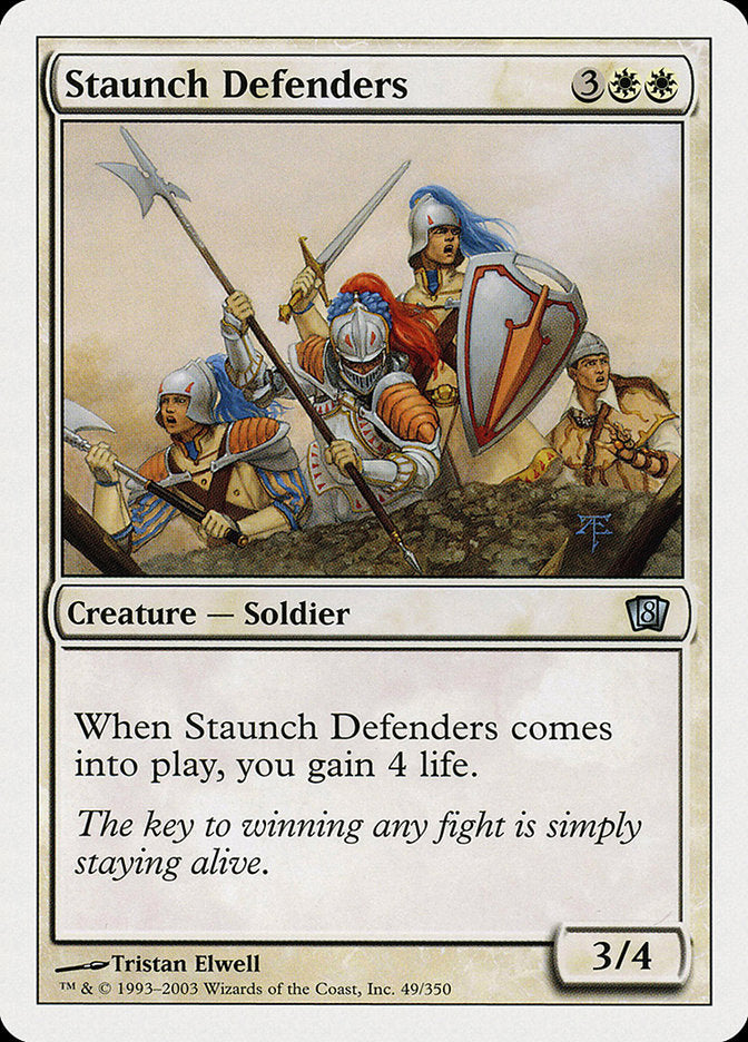 Staunch Defenders [Eighth Edition] | Spectrum Games