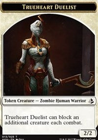 Trueheart Duelist // Snake Token [Amonkhet Tokens] | Spectrum Games