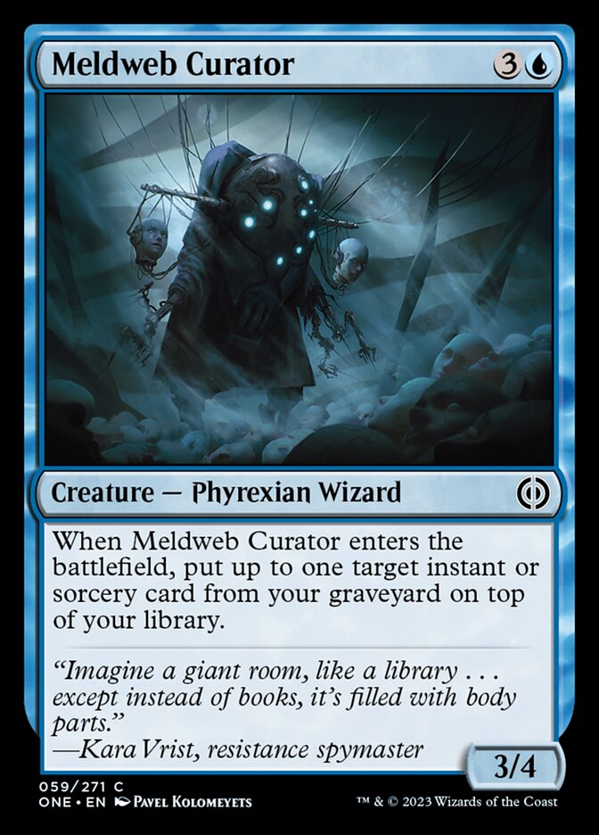 Meldweb Curator [Phyrexia: All Will Be One] | Spectrum Games