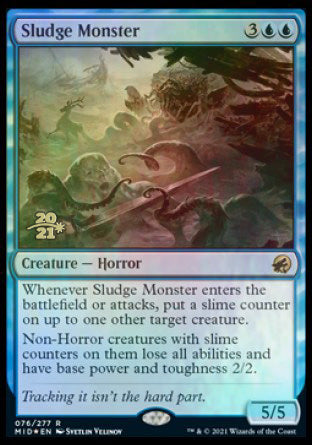 Sludge Monster [Innistrad: Midnight Hunt Prerelease Promos] | Spectrum Games