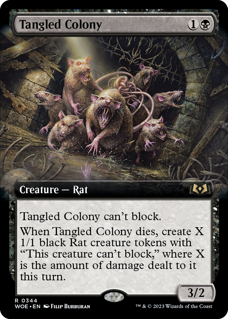 Tangled Colony (Extended Art) [Wilds of Eldraine] | Spectrum Games