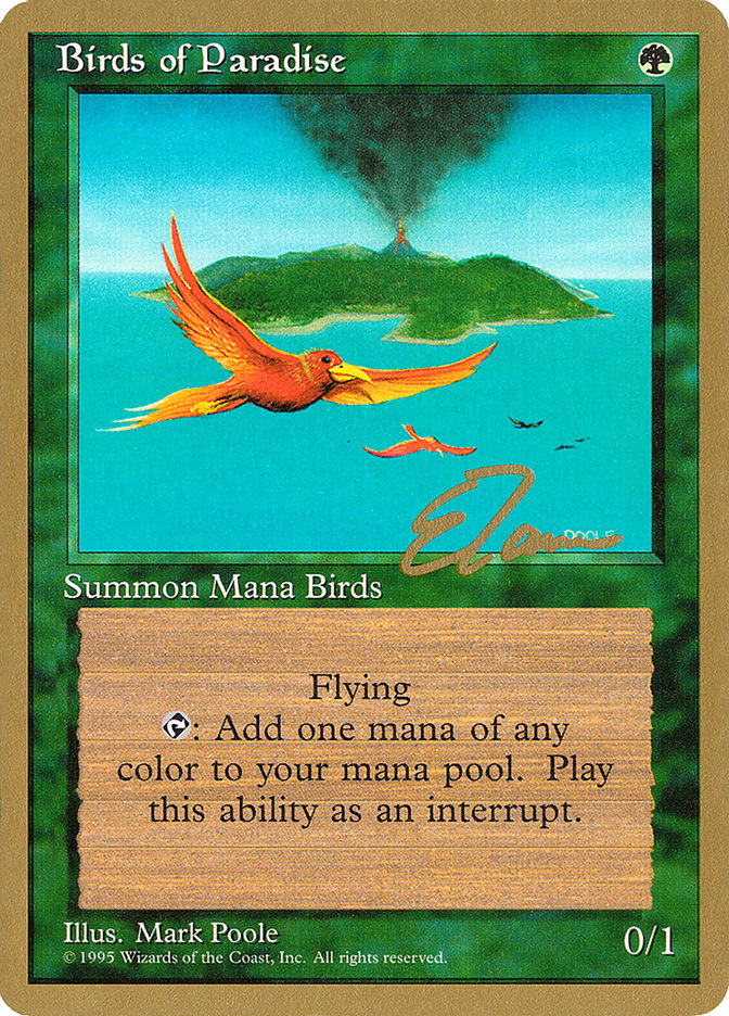 Birds of Paradise (Eric Tam) [Pro Tour Collector Set] | Spectrum Games