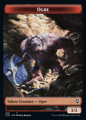 Boar // Ogre Double-sided Token [Commander Legends: Battle for Baldur's Gate Tokens] | Spectrum Games