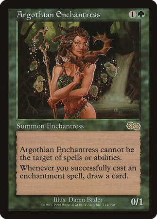 Argothian Enchantress [Urza's Saga] | Spectrum Games