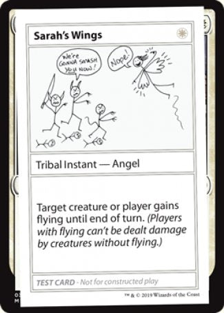 Sarah's Wings (2021 Edition) [Mystery Booster Playtest Cards] | Spectrum Games