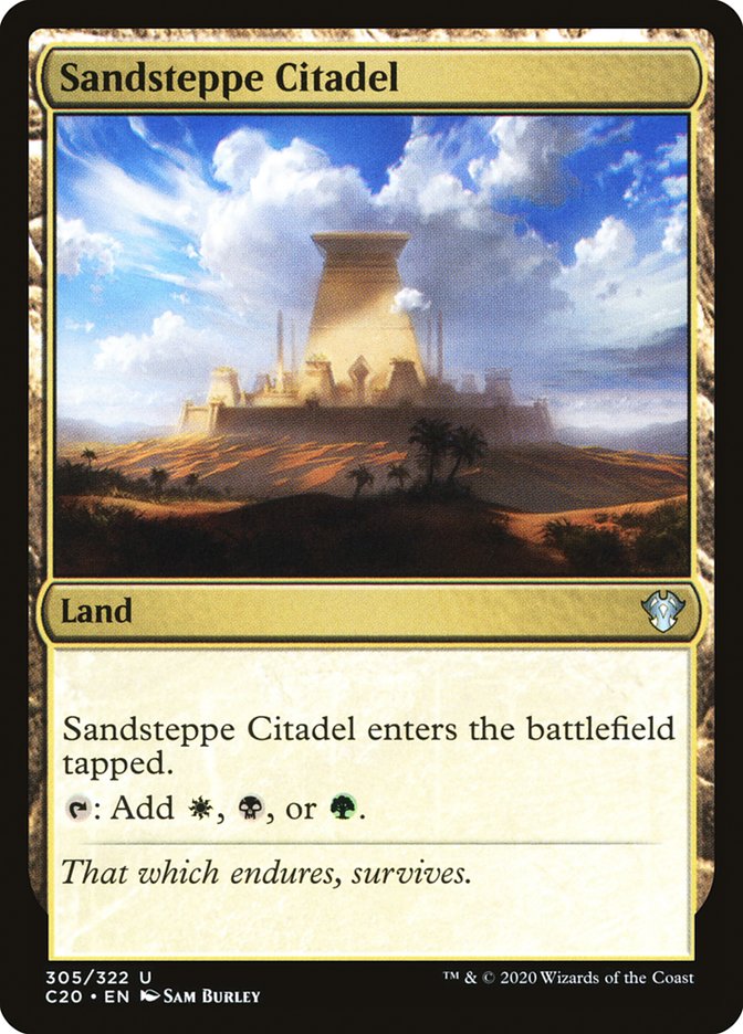 Sandsteppe Citadel [Commander 2020] | Spectrum Games