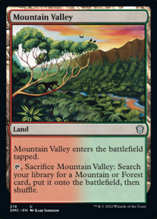 Mountain Valley [Dominaria United Commander] | Spectrum Games