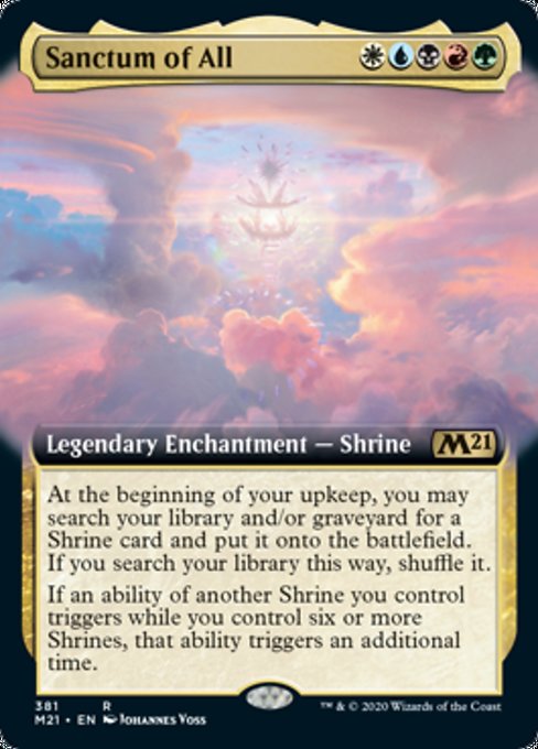 Sanctum of All (Extended Art) [Core Set 2021] | Spectrum Games