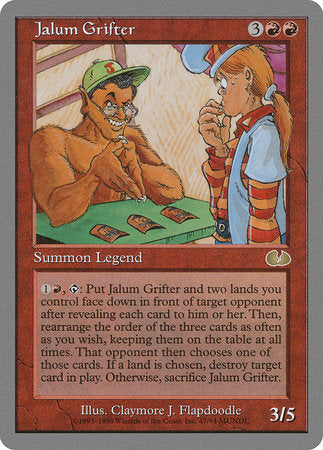 Jalum Grifter [Unglued] | Spectrum Games