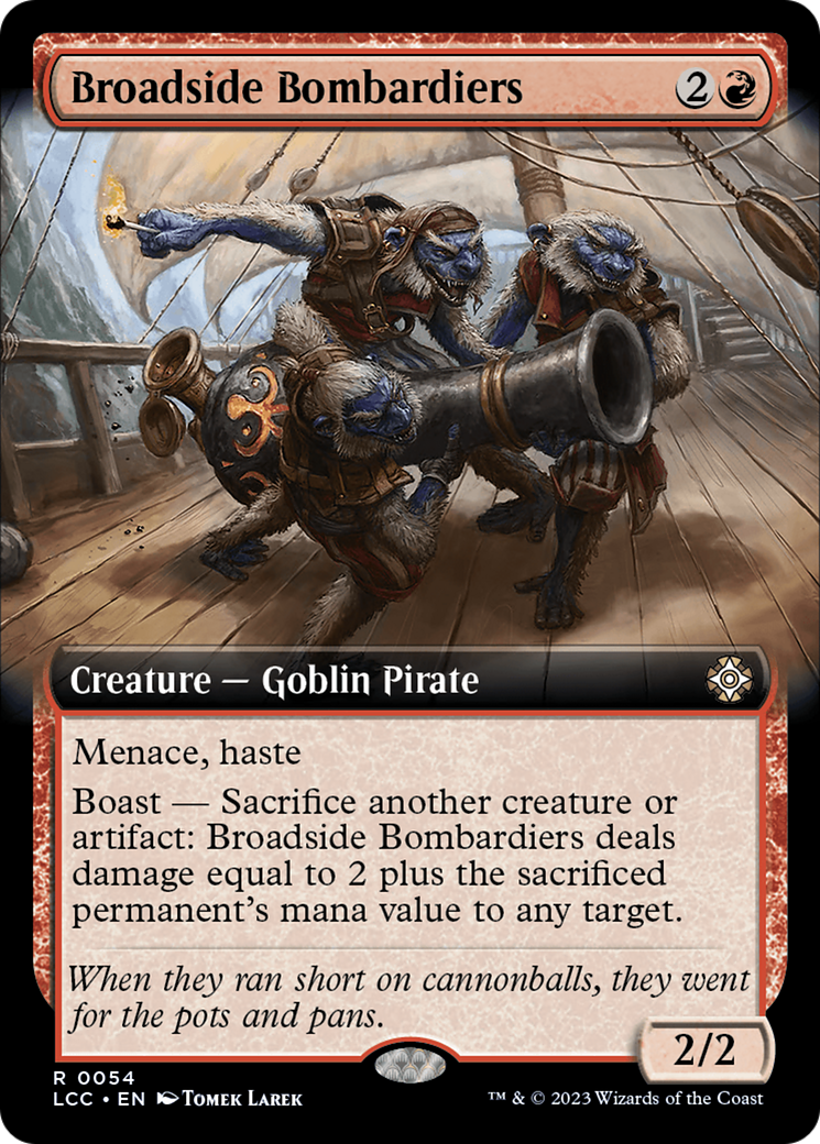 Broadside Bombardiers (Extended Art) [The Lost Caverns of Ixalan Commander] | Spectrum Games