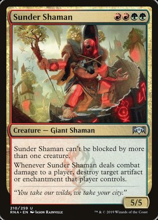 Sunder Shaman [Ravnica Allegiance] | Spectrum Games