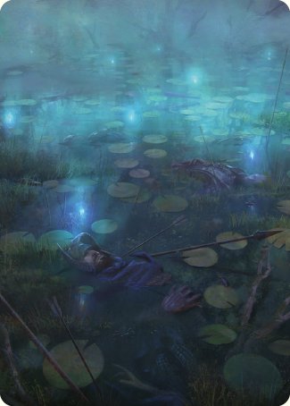 The Dead Marshes Art Card [The Lord of the Rings: Tales of Middle-earth Art Series] | Spectrum Games