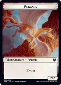 Pegasus // Satyr Double-sided Token [Theros Beyond Death Tokens] | Spectrum Games