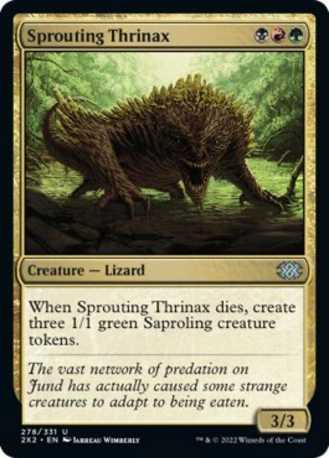 Sprouting Thrinax [Double Masters 2022] | Spectrum Games