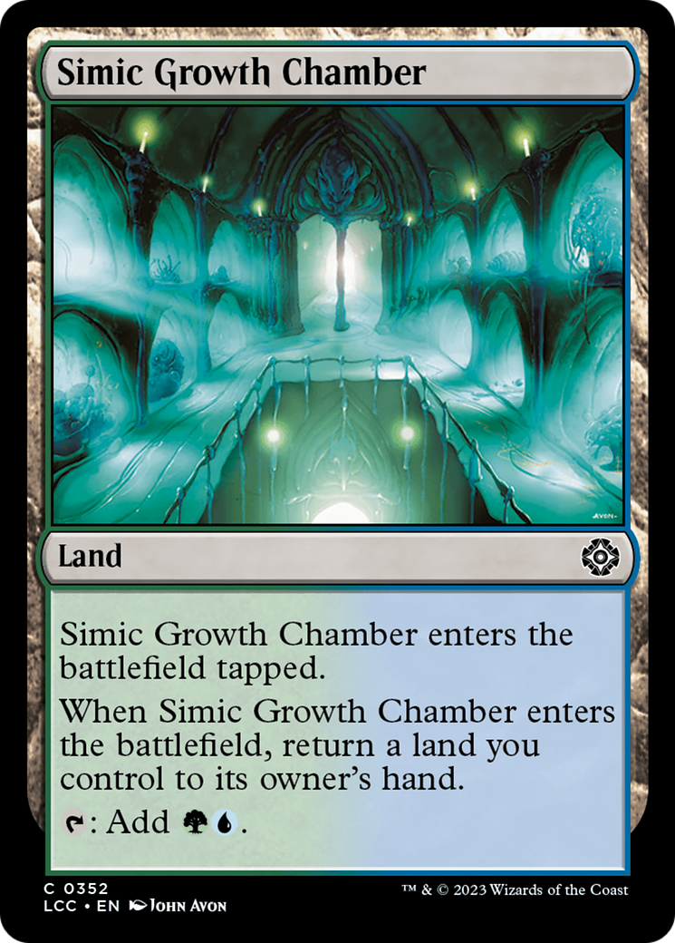 Simic Growth Chamber [The Lost Caverns of Ixalan Commander] | Spectrum Games