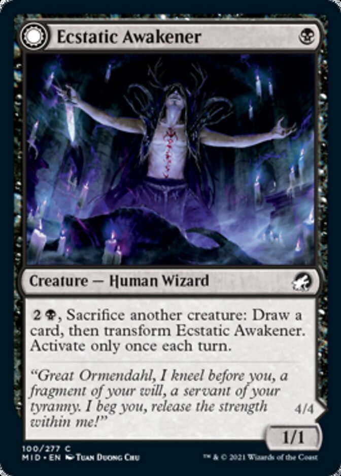 Ecstatic Awakener // Awoken Demon [Innistrad: Midnight Hunt] | Spectrum Games