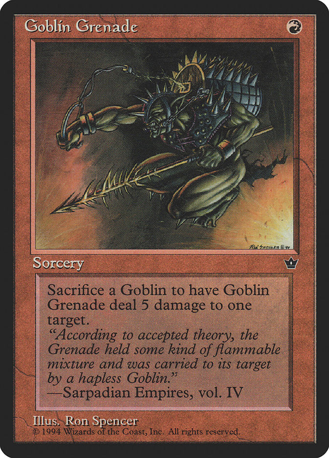 Goblin Grenade (Ron Spencer) [Fallen Empires] | Spectrum Games