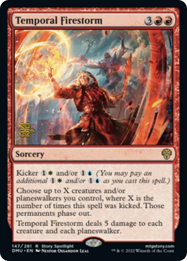 Temporal Firestorm [Dominaria United Prerelease Promos] | Spectrum Games