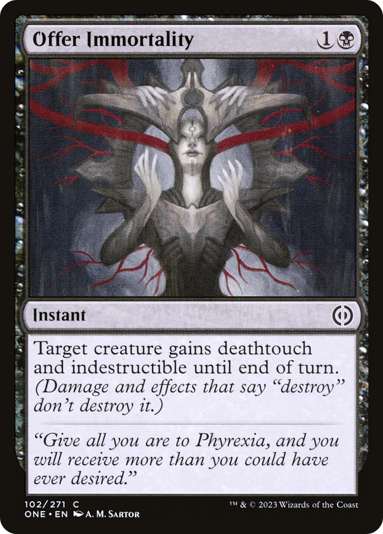 Offer Immortality [Phyrexia: All Will Be One] | Spectrum Games