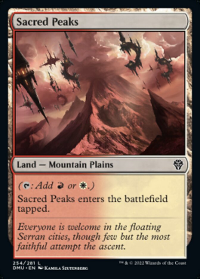 Sacred Peaks [Dominaria United] | Spectrum Games